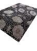 hacienda grey and black wool and viscose hand tufted Rug - FoldShot hacienda grey and black wool and viscose hand tufted Rug - FoldShot