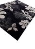 hacienda grey and black wool and viscose hand tufted Rug - FoldShot