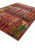 come around red and orange wool and viscose hand tufted Rug - FoldShot come around red and orange wool and viscose hand tufted Rug - FoldShot