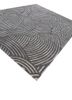 pathways grey and black wool and viscose hand tufted Rug - FoldShot