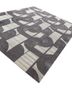 pathways grey and black wool and viscose hand tufted Rug - FoldShot