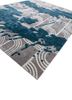adrift blue wool and viscose hand tufted Rug - FoldShot