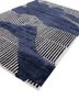 adrift blue wool and viscose hand tufted Rug - FoldShot adrift blue wool and viscose hand tufted Rug - FoldShot