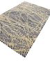 adrift grey and black wool and viscose hand tufted Rug - FoldShot adrift grey and black wool and viscose hand tufted Rug - FoldShot
