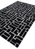 contour grey and black wool hand tufted Rug - FoldShot contour grey and black wool hand tufted Rug - FoldShot