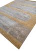 linear grey and black wool and viscose hand tufted Rug - FoldShot linear grey and black wool and viscose hand tufted Rug - FoldShot