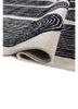 caliedo grey and black wool and viscose hand tufted Rug - FoldShot