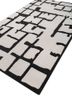 zig zag ivory wool hand tufted Rug - FoldShot zig zag ivory wool hand tufted Rug - FoldShot