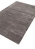 cera grey and black viscose hand tufted Rug - FoldShot