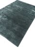 cera blue viscose hand tufted Rug - FoldShot