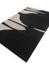 aprezo grey and black wool Rug - FoldShot aprezo grey and black wool Rug - FoldShot