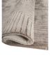 cera grey and black viscose hand tufted Rug - FoldShot