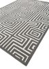 adrift grey and black wool hand tufted Rug - FoldShot