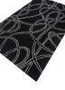 adrift grey and black wool and viscose hand tufted Rug - FoldShot