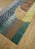 come around blue wool and viscose hand tufted Rug - FoldShot come around blue wool and viscose hand tufted Rug - FoldShot