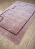 caliedo red and orange wool and viscose hand tufted Rug - FoldShot