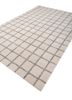 linear ivory wool hand tufted Rug - FoldShot linear ivory wool hand tufted Rug - FoldShot