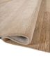 linear beige and brown wool and viscose hand tufted Rug - FoldShot linear beige and brown wool and viscose hand tufted Rug - FoldShot