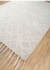 contour grey and black wool hand tufted Rug - FoldShot