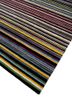 linear multi wool and viscose hand tufted Rug - FoldShot linear multi wool and viscose hand tufted Rug - FoldShot