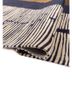 linear blue wool hand tufted Rug - FoldShot linear blue wool hand tufted Rug - FoldShot