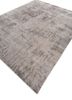 bespoke sile beige and brown wool and viscose hand loom Rug - FoldShot