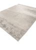 bespoke sile grey and black wool and viscose hand loom Rug - FoldShot