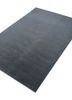 kairos grey and black wool hand knotted Rug - FoldShot
