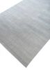 basis grey and black wool and viscose hand loom Rug - FoldShot