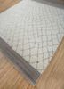 zuri ivory wool hand knotted Rug - FoldShot zuri ivory wool hand knotted Rug - FoldShot