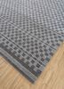 basis grey and black wool hand loom Rug - FoldShot basis grey and black wool hand loom Rug - FoldShot