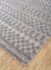 basis beige and brown wool hand loom Rug - FoldShot