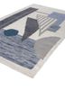 checkers grey and black wool flat weaves Rug - FoldShot checkers grey and black wool flat weaves Rug - FoldShot