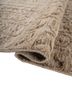 aprezo beige and brown wool hand knotted Rug - FoldShot