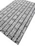 atelier blue acrylic flat weaves Rug - FoldShot