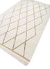 aprezo ivory wool hand loom Rug - FoldShot