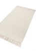 zuri ivory wool hand knotted Rug - FoldShot