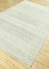 manifest grey and black wool hand knotted Rug - FoldShot