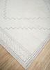 zuri ivory wool hand knotted Rug - FoldShot zuri ivory wool hand knotted Rug - FoldShot