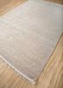 manifest beige and brown wool hand knotted Rug - FoldShot