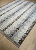 zuri beige and brown afghan wool hand knotted Rug - FoldShot zuri beige and brown afghan wool hand knotted Rug - FoldShot