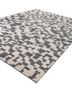 manifest grey and black wool hand knotted Rug - FoldShot