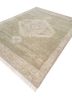 thyme green wool hand knotted Rug - FoldShot thyme green wool hand knotted Rug - FoldShot