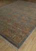 viscaya blue wool hand knotted Rug - FoldShot
