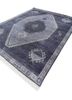 thyme blue wool hand knotted Rug - FoldShot