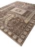thyme beige and brown wool hand knotted Rug - FoldShot thyme beige and brown wool hand knotted Rug - FoldShot