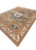 thyme beige and brown wool hand knotted Rug - FoldShot