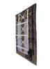exposed spine beige and brown wool and bamboo silk hand knotted WALL ART & TAPESTRY - FoldShot exposed spine beige and brown wool and bamboo silk hand knotted WALL ART & TAPESTRY - FoldShot
