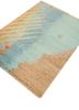aprezo blue wool and bamboo silk hand knotted Rug - FoldShot