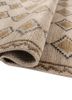 thyme beige and brown wool hand knotted Rug - FoldShot